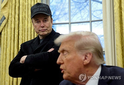 일론 머스크 테슬라 CEO와 도널드 트럼프 미국 대통령[로이터=연합뉴스 자료사진]